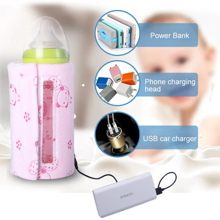 Portable USB Baby Feeder Milk Warmer