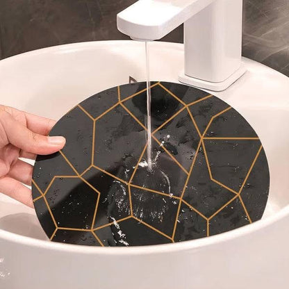 2 Layer Marble Cage Makeup Organizer