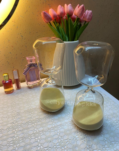 1 pc Glass Sand Timer for Home Decoration