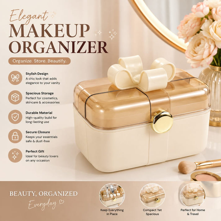 Dustproof Jewellery Makeup Organizer Box