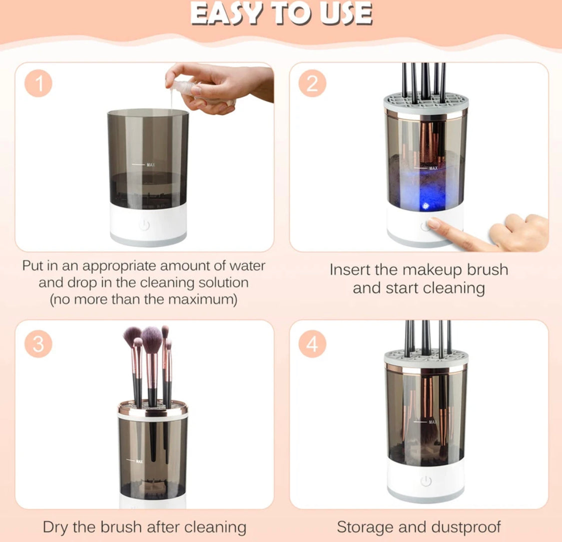 Automatic Makeup Brushes Cleaner Cleaning Machine