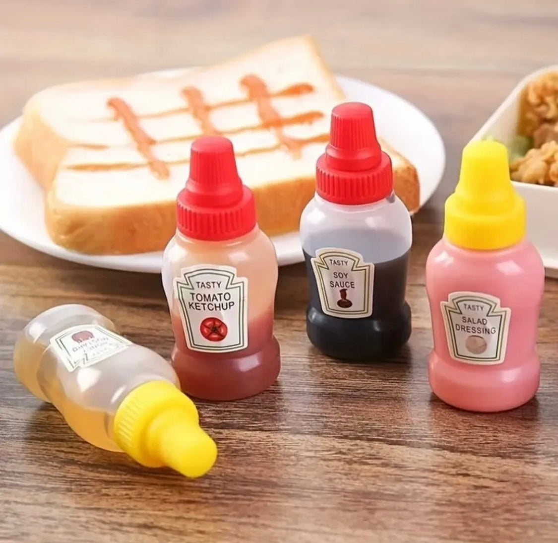 Pack of 2 Mini Ketchup Sauce Bottle