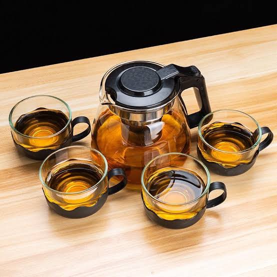 950ml Kettle Teapot Set with 4 Cups