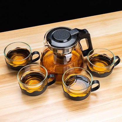 950ml Kettle Teapot Set with 4 Cups