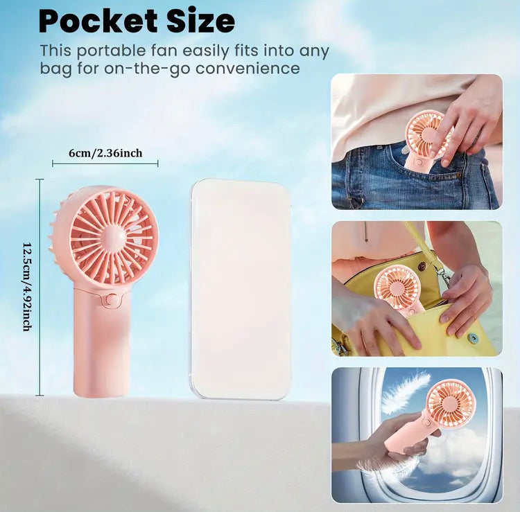 Portable Hand Fan (Battery Operated)