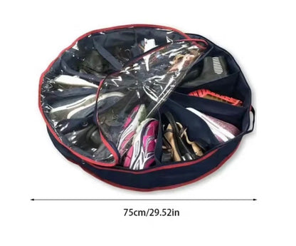 12 Pairs Round Shape Shoe Storage Organizer
