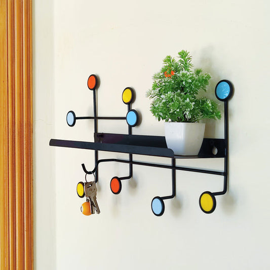 Wall-Mounted Metal Key Holder