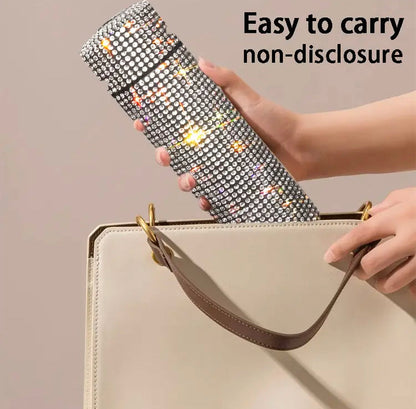 500ml Rhinestone Steel Water Bottle