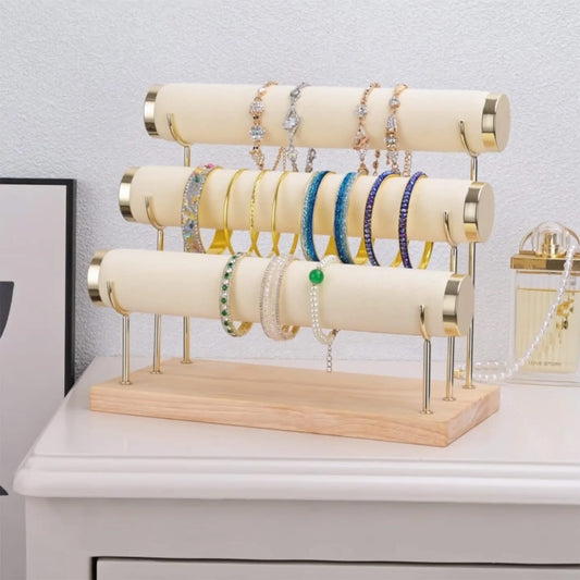 3 Layer Velvet Display Jewellery Organizer