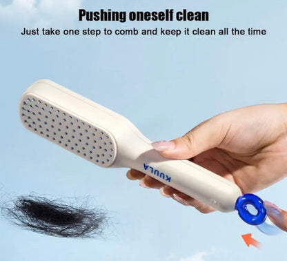 Self Cleaning Hair Brush Comb