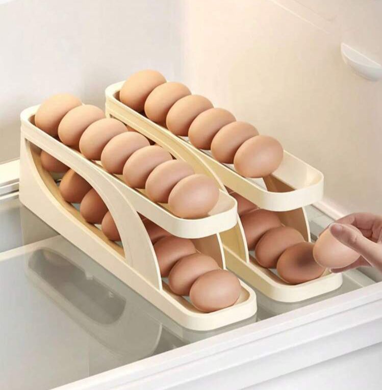 2 Layer Automatic Rolling Egg Tray