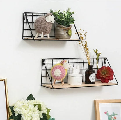 2 pcs Wall Mounted Shelves