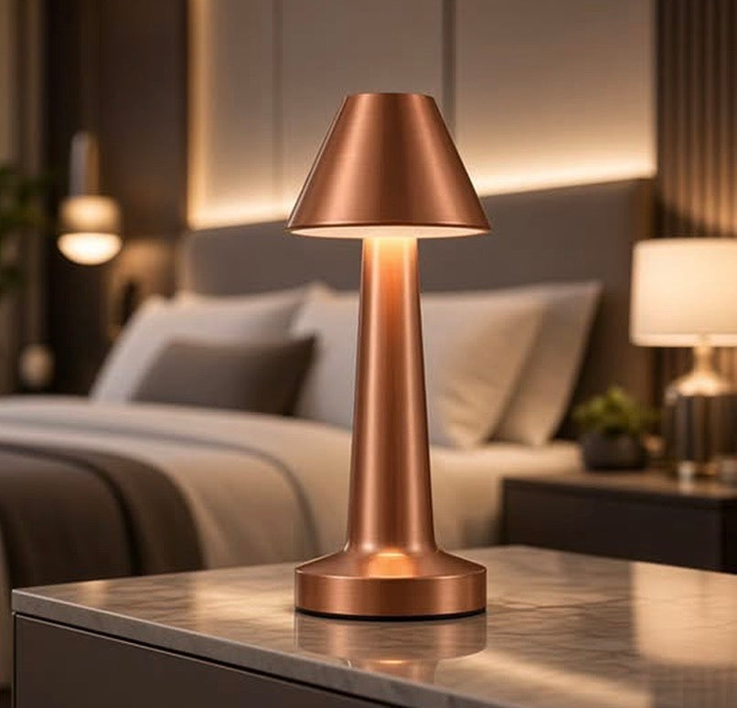 Rechargeable 3 Modes Metal Touch Lamp