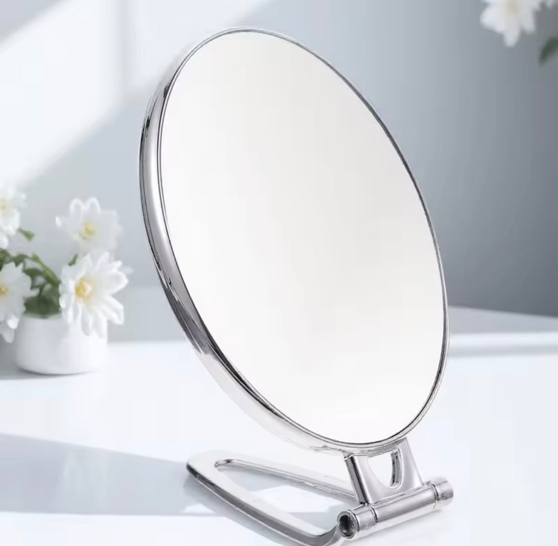 Double Side Makeup Mirror with Stand