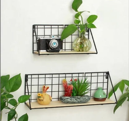 2 pcs Wall Mounted Shelves