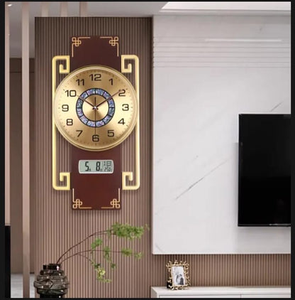 Digital Time Date Day Wall Clock for Home Decor