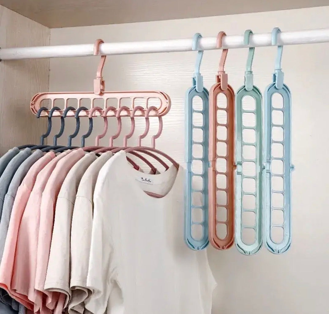 9 Holes Multifunction Clothes Hanger