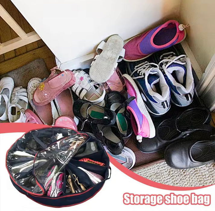 12 Pairs Round Shape Shoe Storage Organizer
