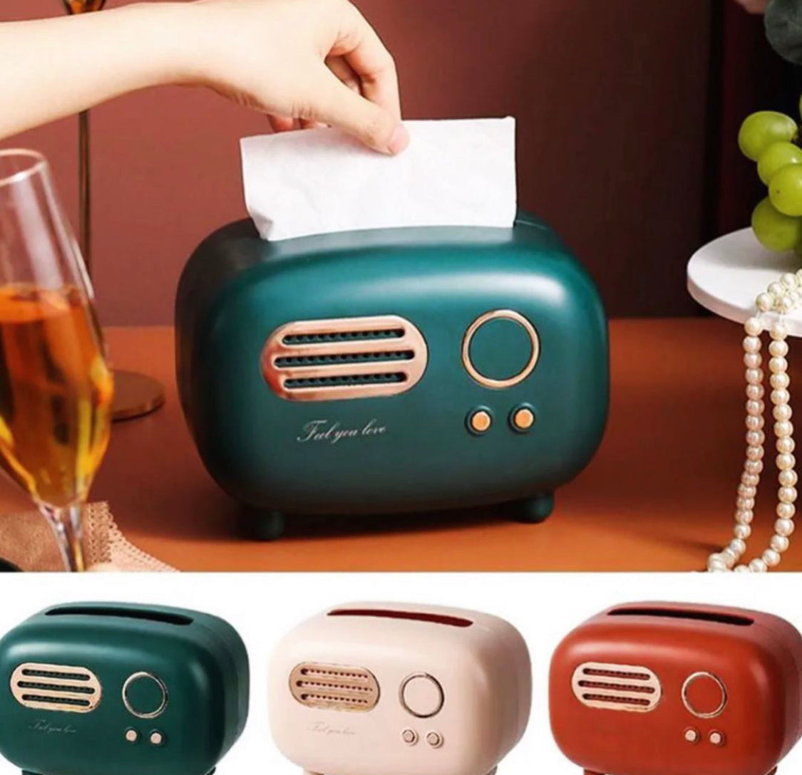 Radio Style Tissue Box