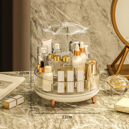 360 Rotation Acrylic Makeup Organizer