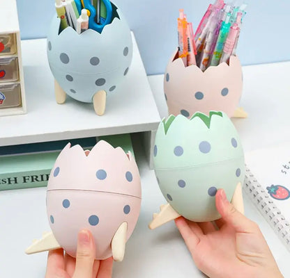 Cute Egg Shape Pen Holder Brush Organizers