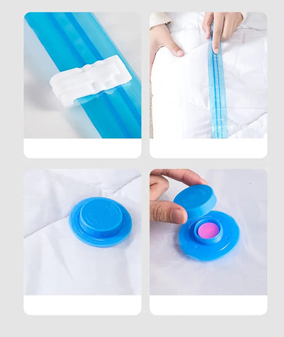 5 Pcs Travel Vacuum Bags Set with Pump