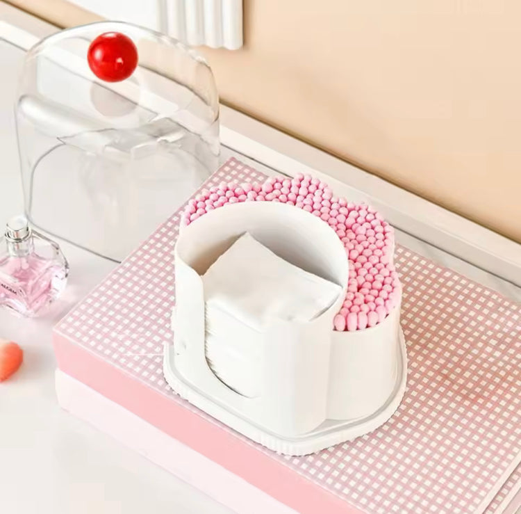 2 in 1 Cotton Buds and Cotton Pads Holder