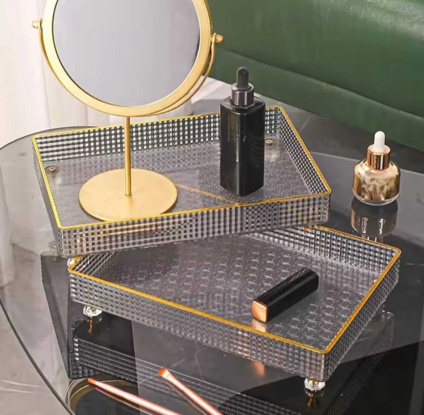 Acrylic Vanity Perfumes Makeup  Tray
