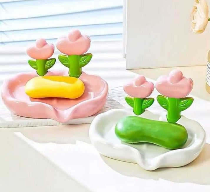 Tulip Flower Shaped Soap Dish