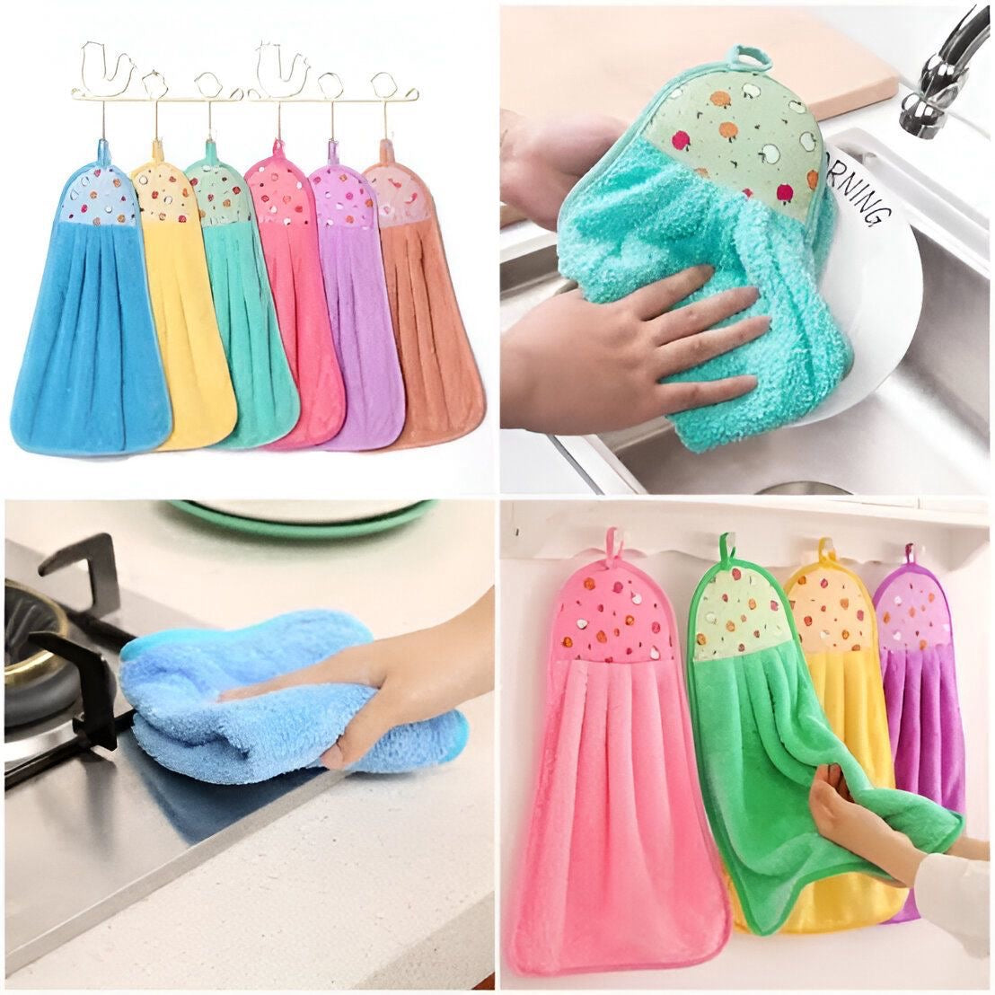 Imported Kitchen Super Soft Hanging Towel