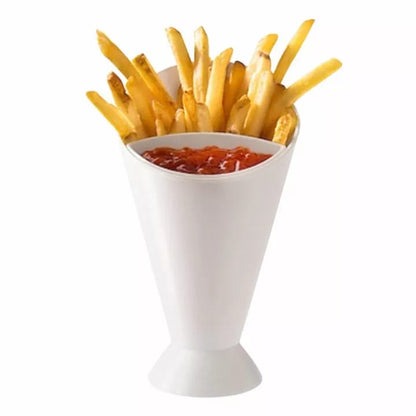 2 in 1 French Fries Dipping Cone