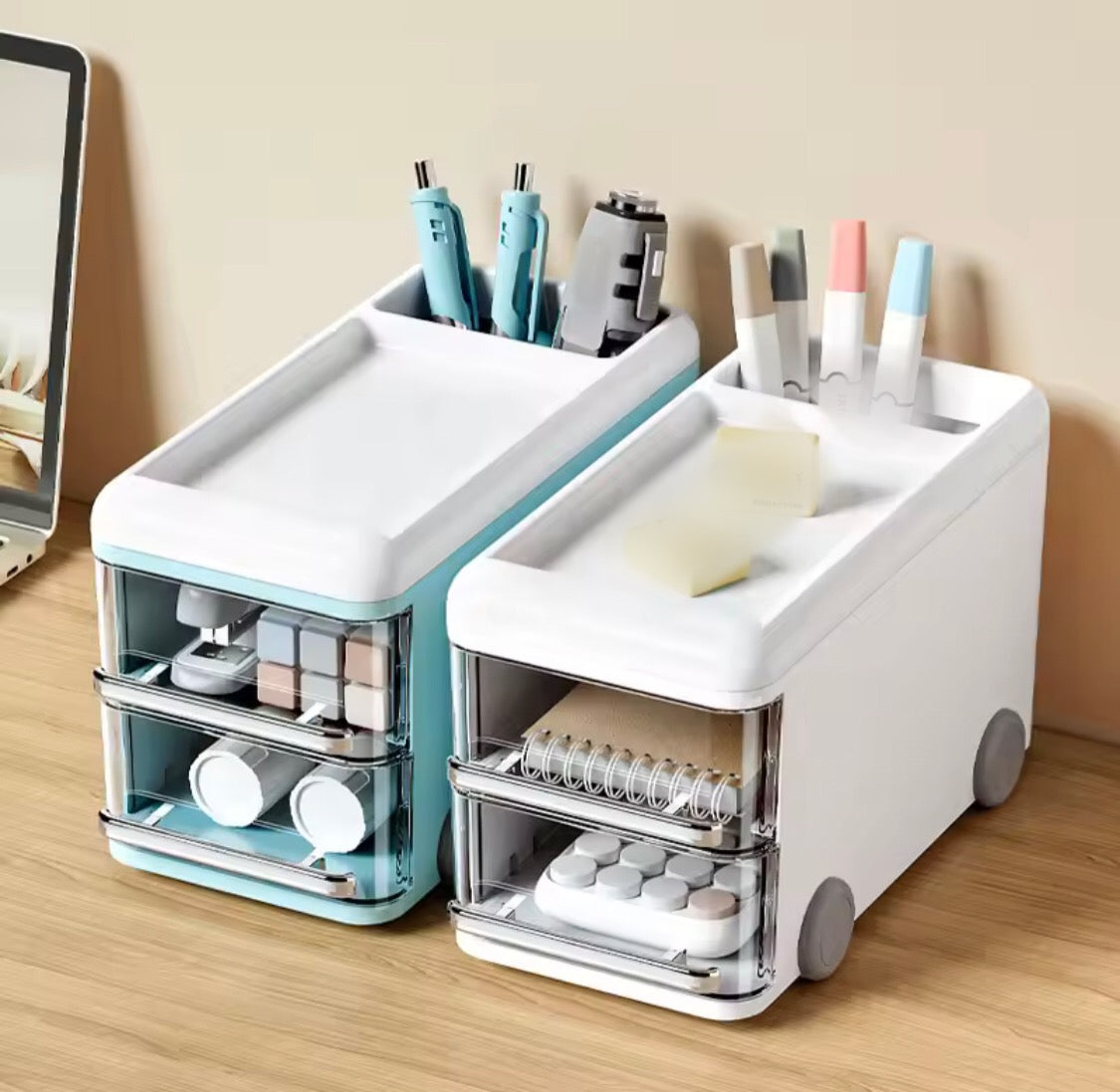Bus Stationary Holder with Drawers