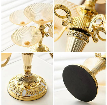 360 Rotation Crystal Serving Stand