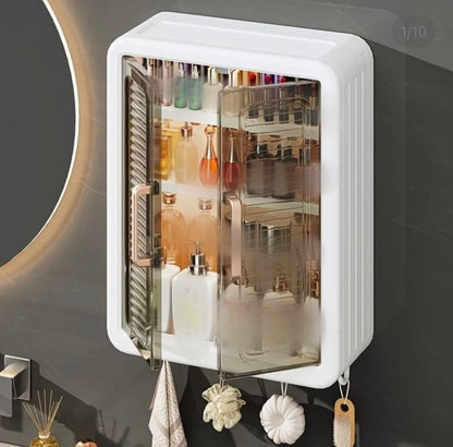 Wall-Mounted Cabinet Storage Rack