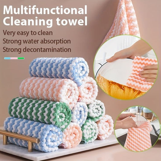 4 Pcs Absorbent Soft Cleaning Towel