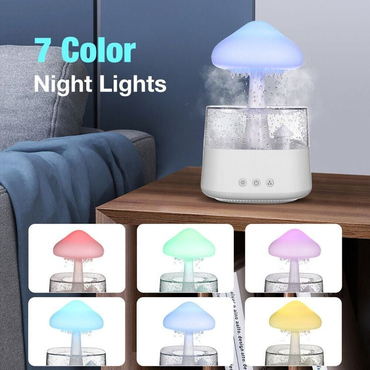 Mushroom Rain 7 Colours Humidifier Diffuser