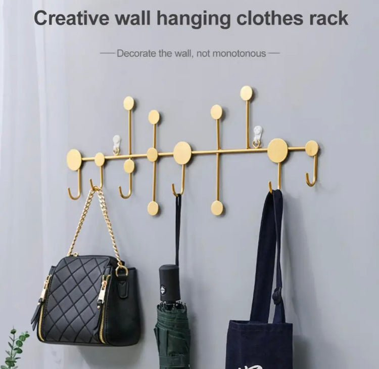 Wall Hanging Clothes Key Holder Rack Organizer