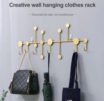 Wall Hanging Clothes Key Holder Rack Organizer