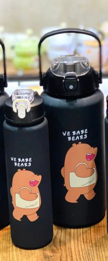 3 pcs Bear Bottle Set