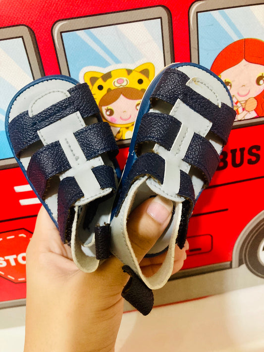 Blue and Grey Sandals for Boy