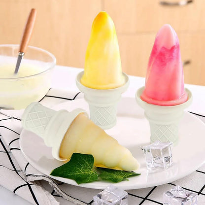 New 4 in 1 Summer Home DIY Ice Cream/Popsicles Mold