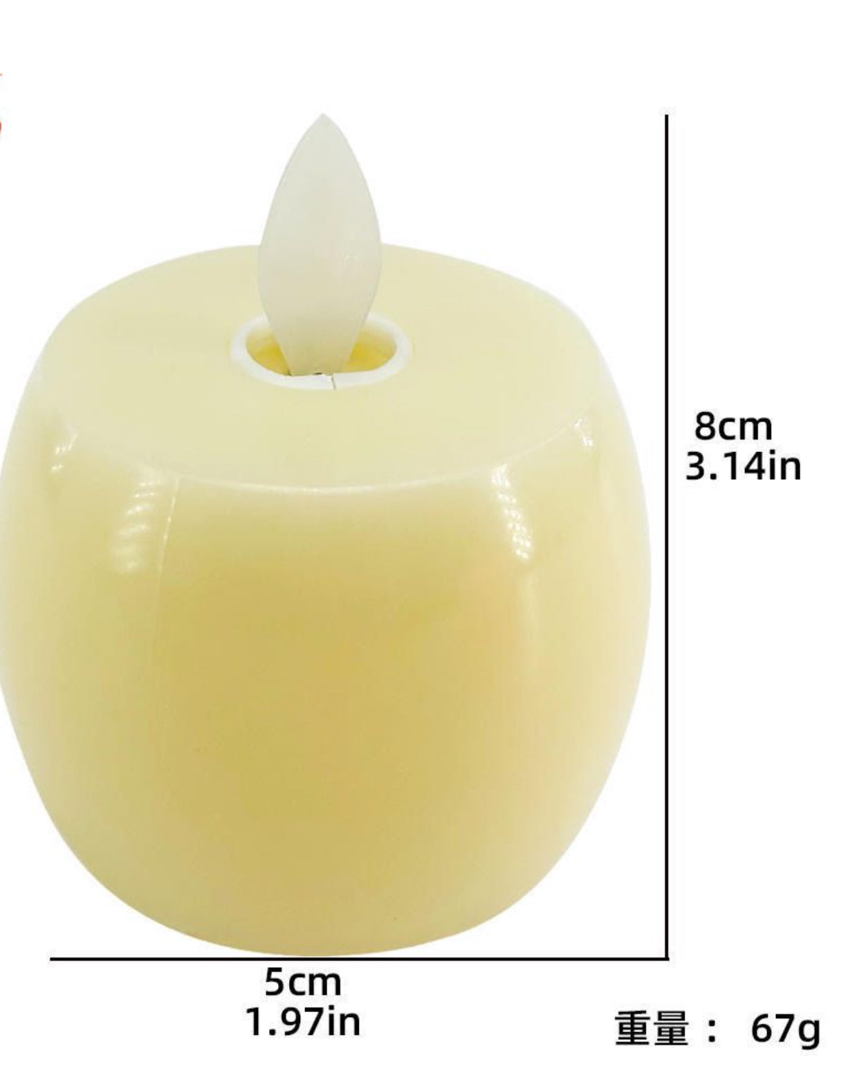 Warm Led Light Candle