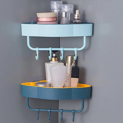 Bathroom Corner Adhesive Shelf Rack