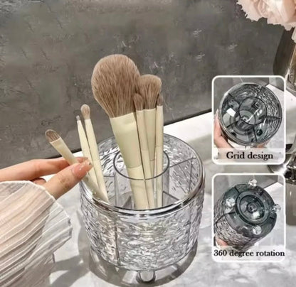 Dustproof Makeup Brushes Holder with Lid