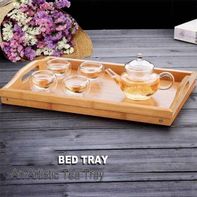 Bamboo Foldable Bed Study Laptop Table