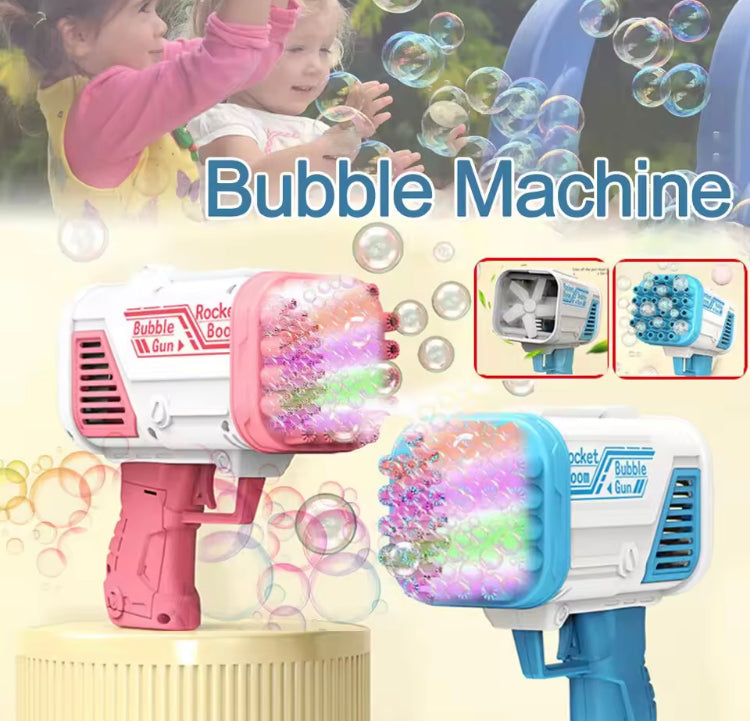 32 Holes Bubble Gun Machine for Kids