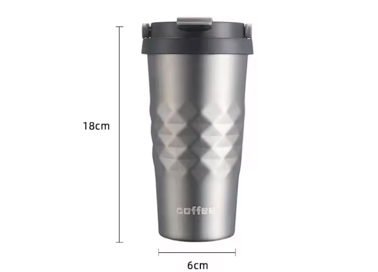 500ml Insulated Steel Coffee Mug