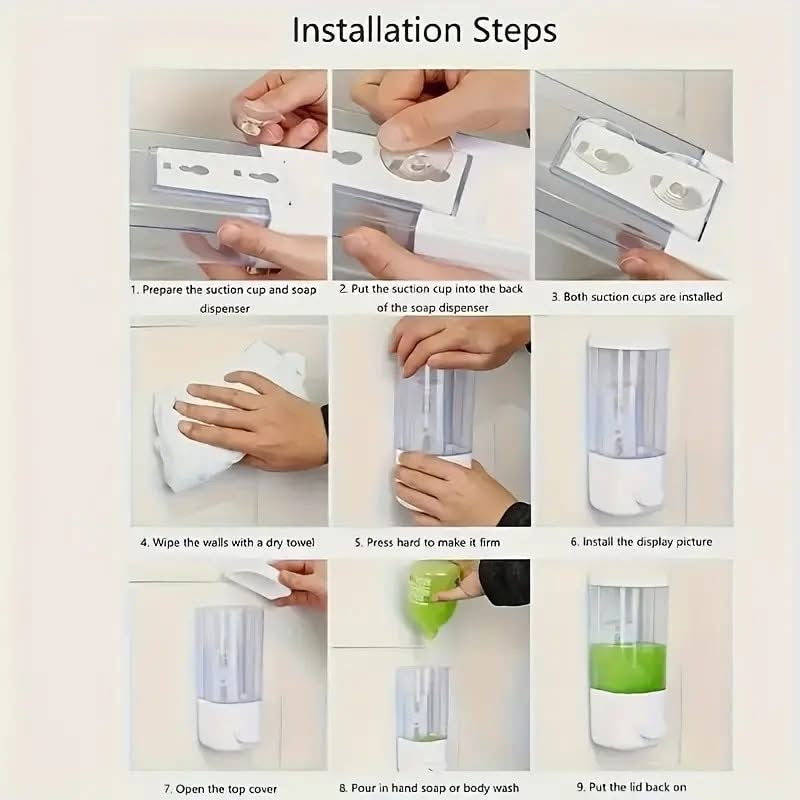 Wall-Mounted Soap Dispenser