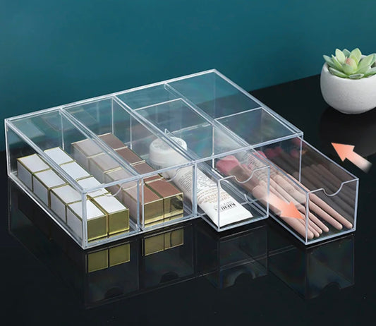 4 Layer Acrylic Makeup Cosmetic Storage Drawer