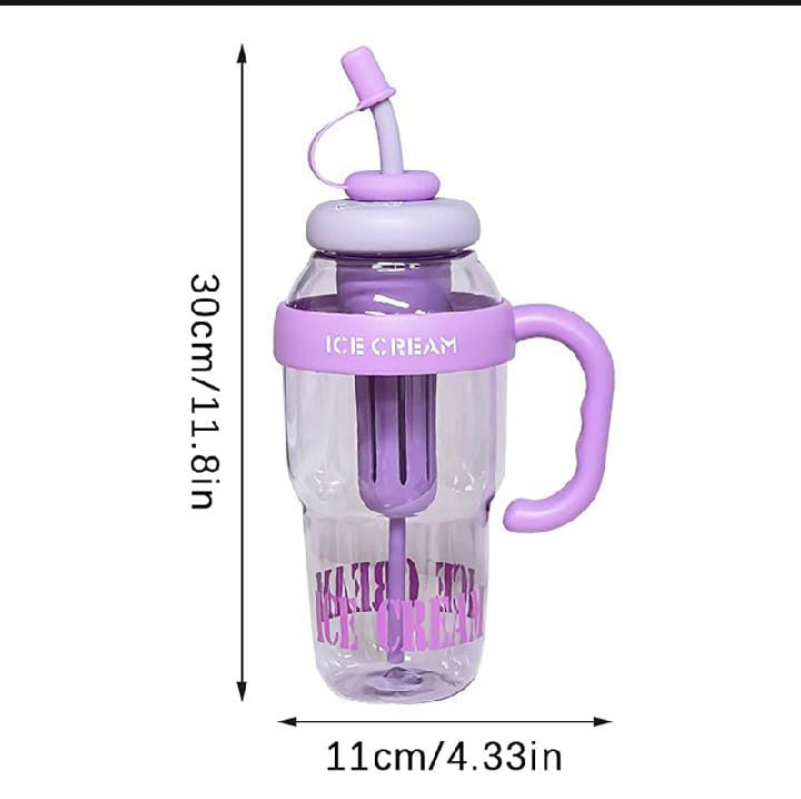 1300ml Large Capacity Tumbler with Straw